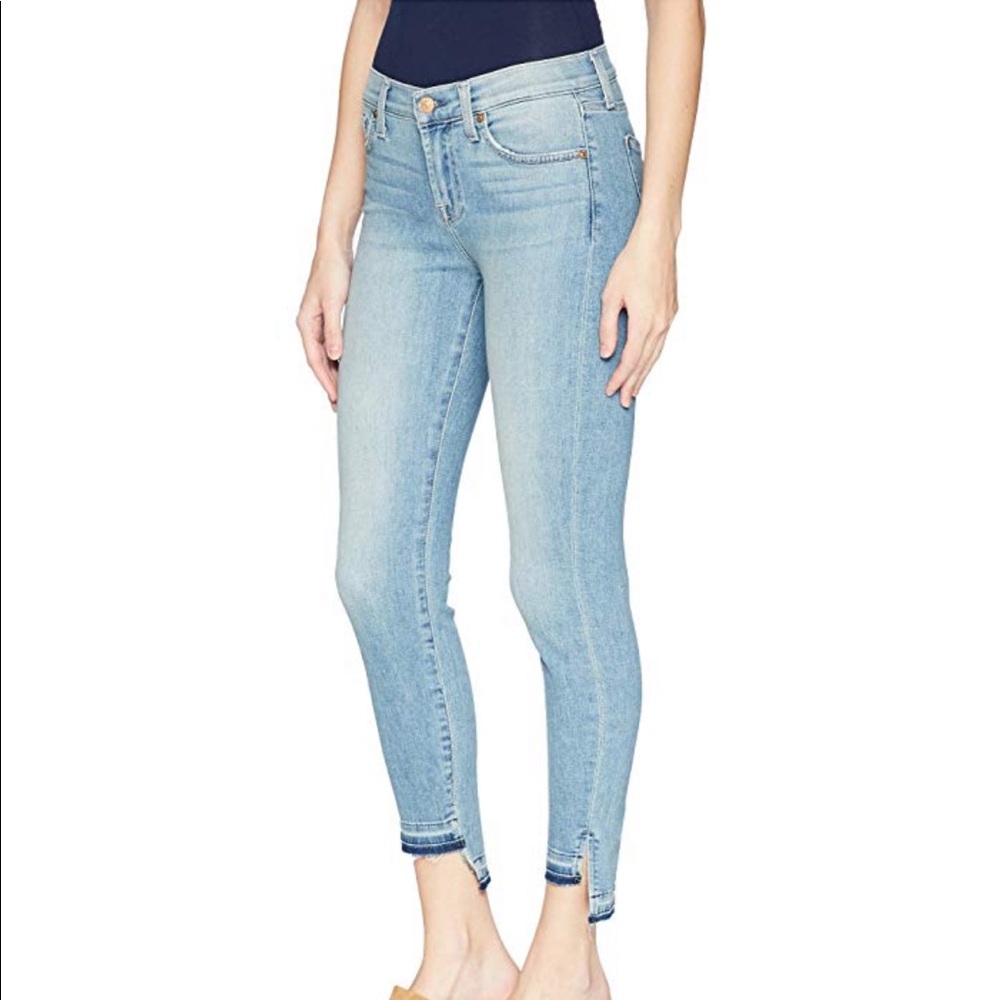 Size 26 - 7 for all man kind ankle crop jeans